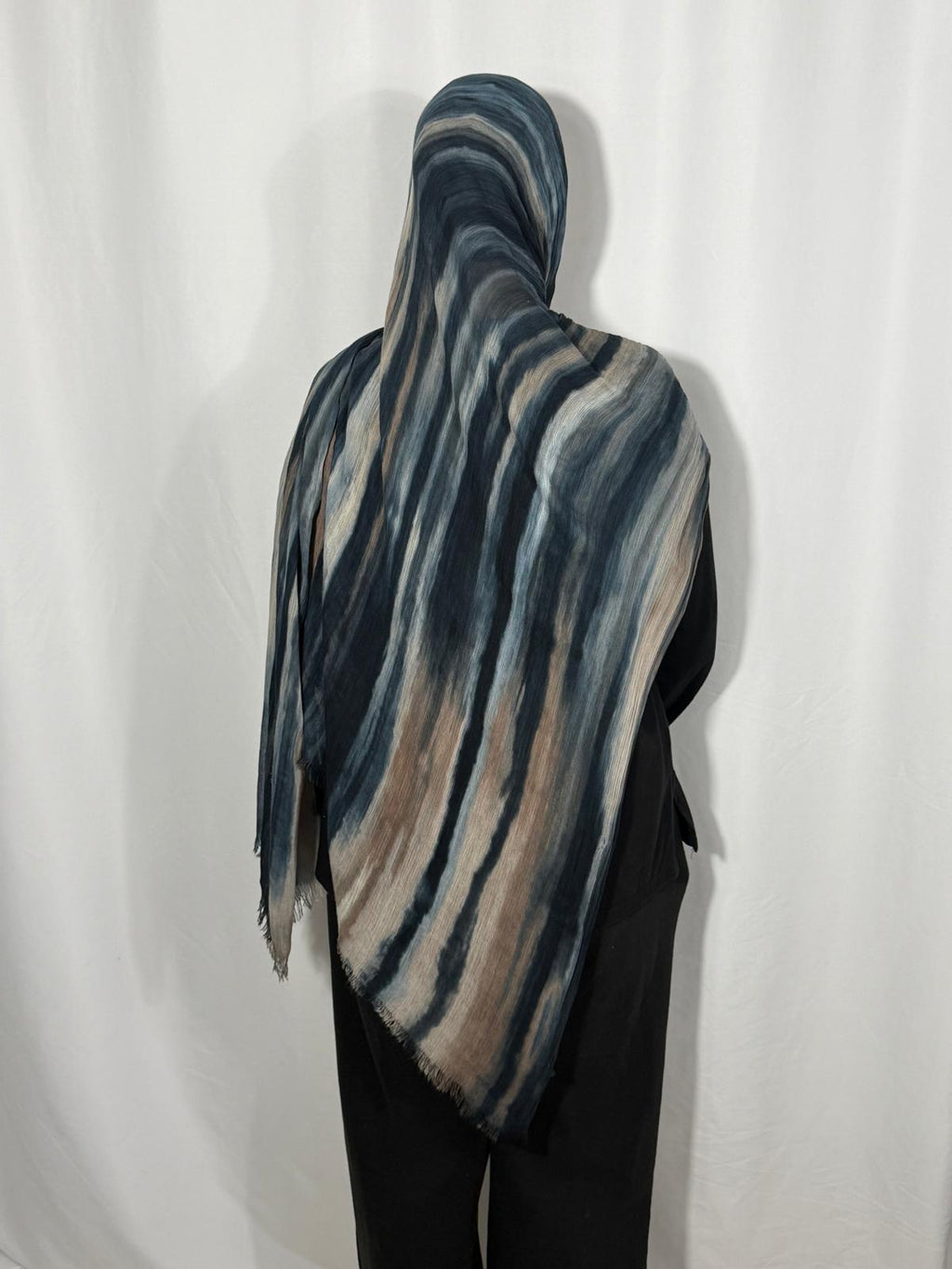 Tahiraa Rayon Blend Striped Hijabs