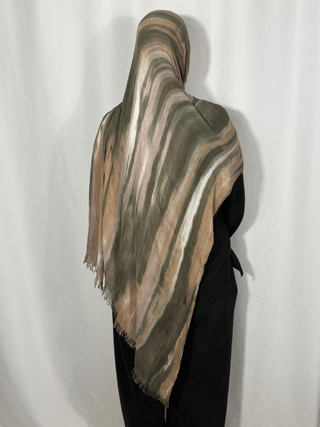 Tahiraa Rayon Blend Striped Hijabs