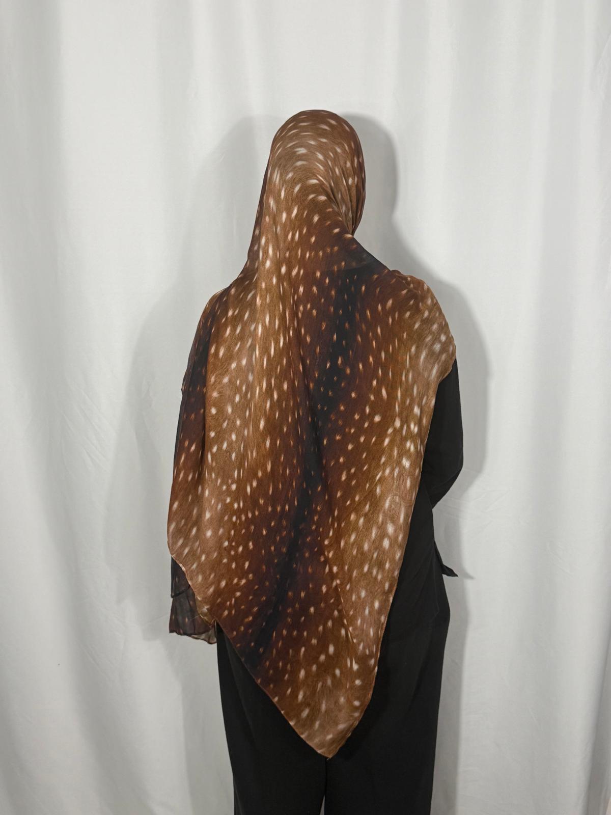 100% Modal Bambi Print Hijab